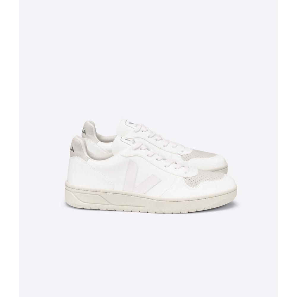 Veja V-10 CWL Tornacipő Férfi White/Beige | HU 333KOR